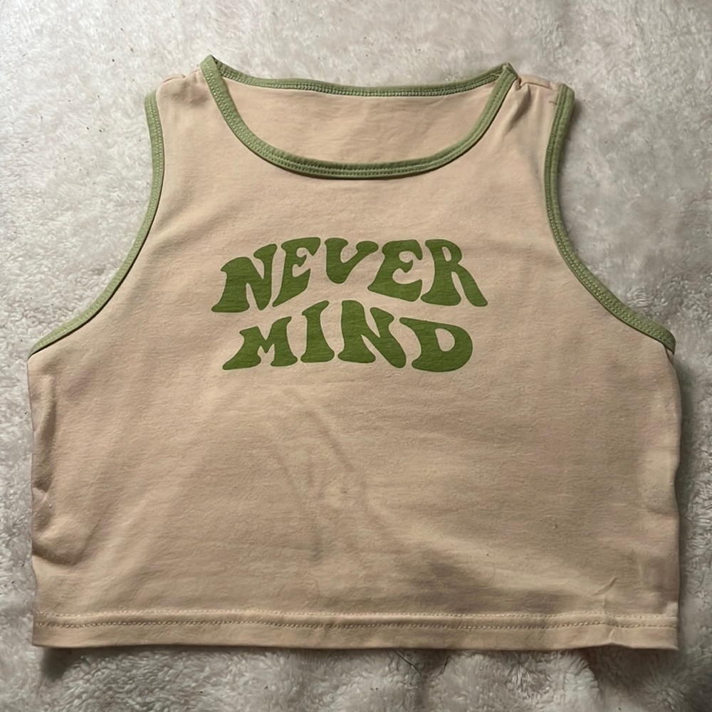 SHEIN cropped aesthetic tank top medium